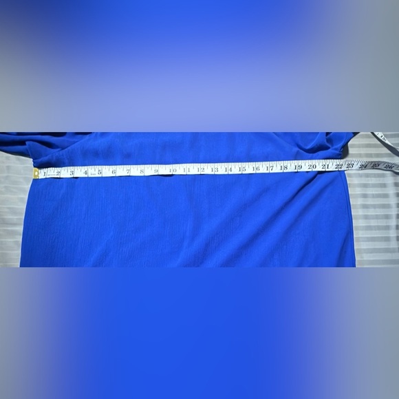 C Brand Royal Blue Dress Cold Shoulder - Picture 5 of 7
